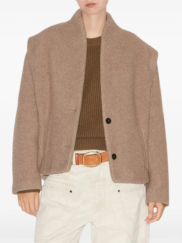 【極美品】 ISABEL MARANT ETOILE drogo jacket Beige Drogo Jacket by Isabel Marant Etoile on Sale