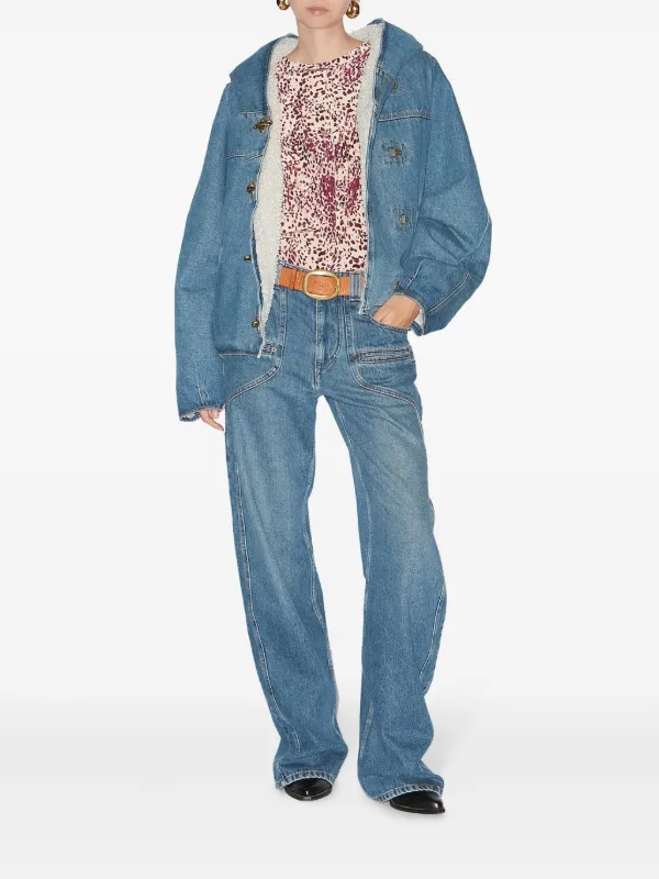 新作ウエア Biane MARANT ISABEL デニムジャケット JP FARFETCH | ブルー | ジャケット・アウター
