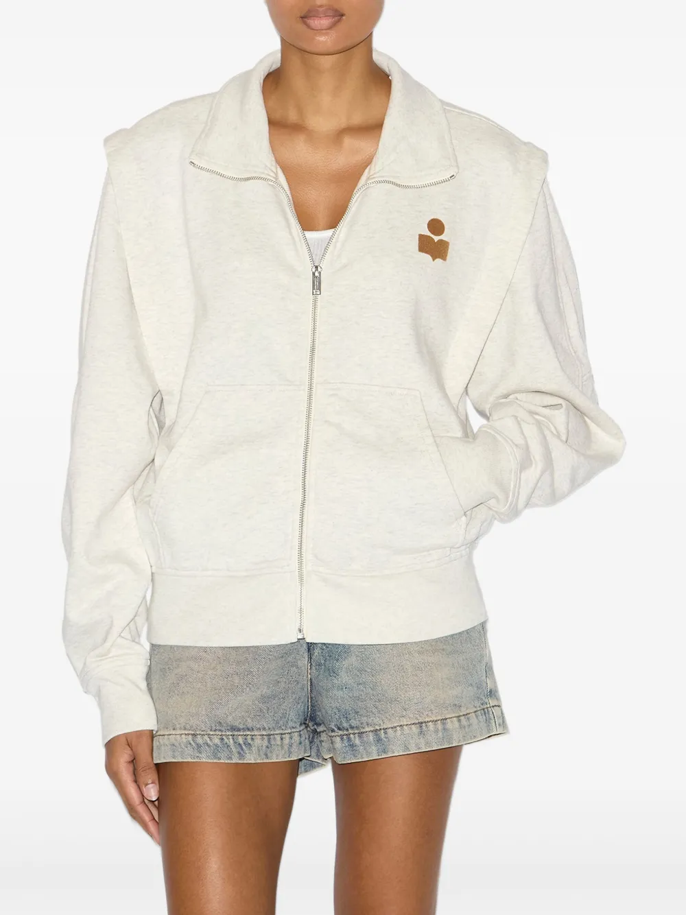 MARANT ÉTOILE Madilia zip-up sweatshirt | Sweaters | Image 2