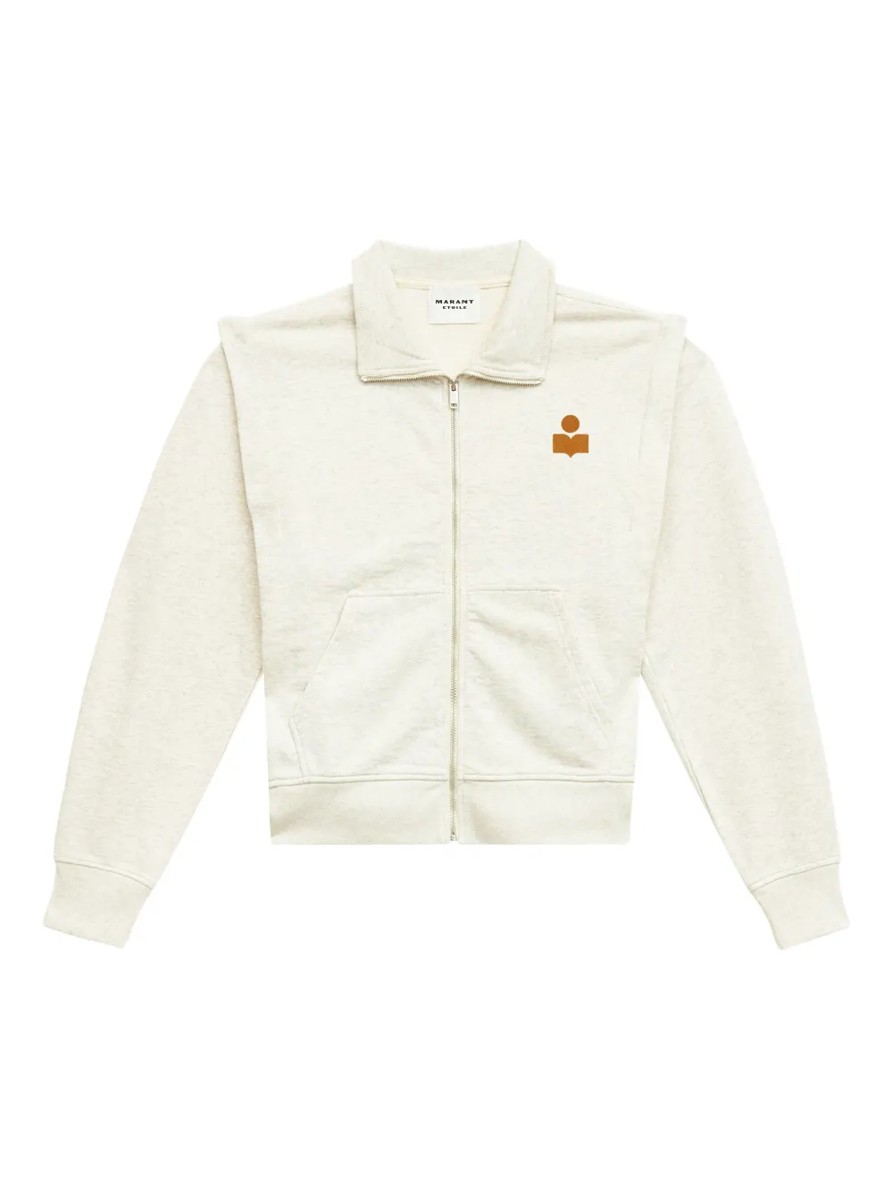 MARANT ÉTOILE Madilia zip-up sweatshirt | Neutrals | Image 1