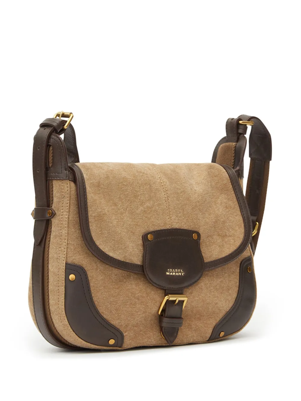 ISABEL MARANT Sierra kleine schoudertas Bruin