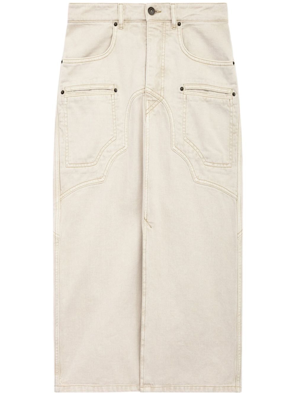 ISABEL MARANT Britt skirt - Neutrals