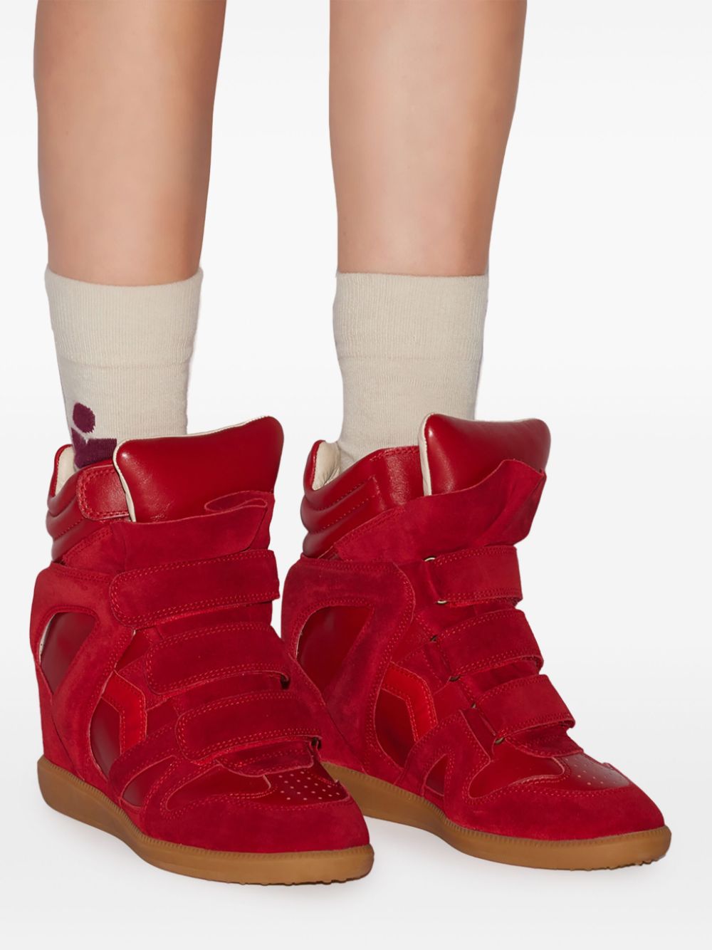 ISABEL MARANT 50 mm Bekett sneakers Rood