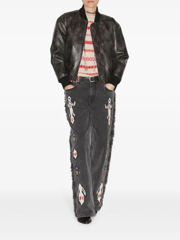 MARANT ÉTOILE Crisley ボンバージャケット | ブラック