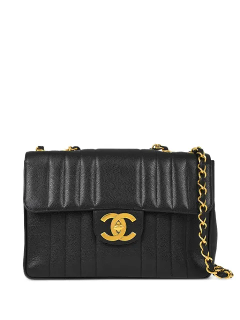 HOT SALE CHANEL 1995 Mademoiselle Classic Flap shoulder bag Women