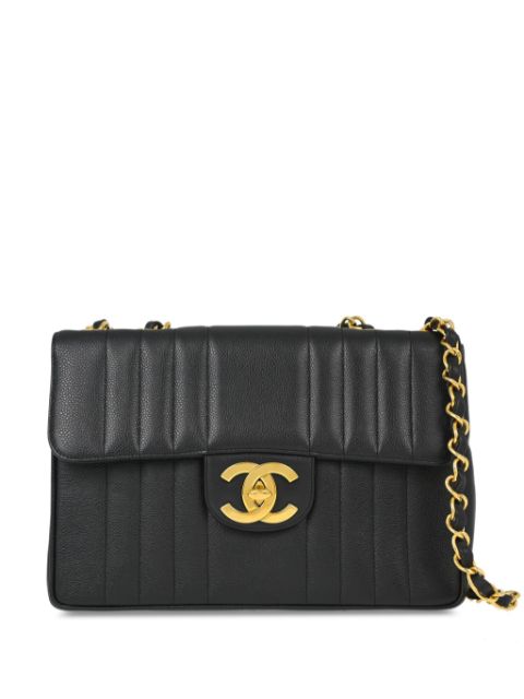 HOT SALE CHANEL 1995 Mademoiselle Classic Flap shoulder bag Women