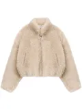 MARANT ÉTOILE Anasta faux-fur jacket - Neutrals