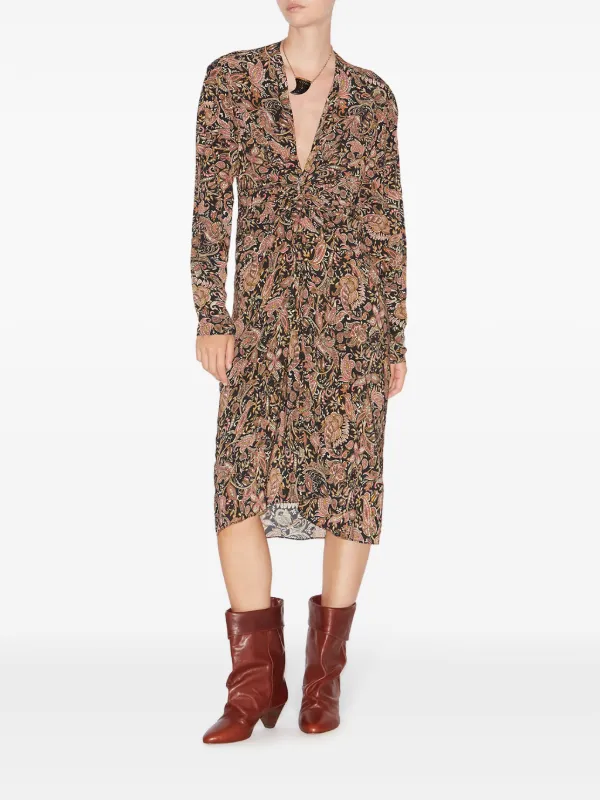 【送料&関税込】Marant Atoile Zeliha Dress MARANT ÉTOILE Zeliha Dress | Black | FARFETCH