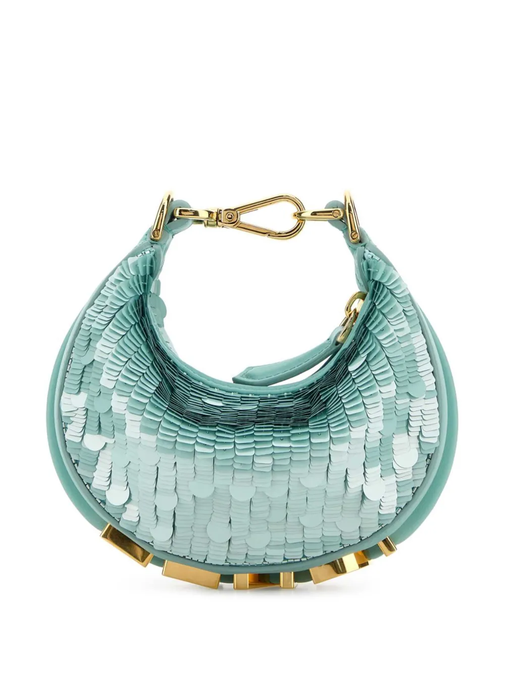 FENDI graphy kleine tas Blauw