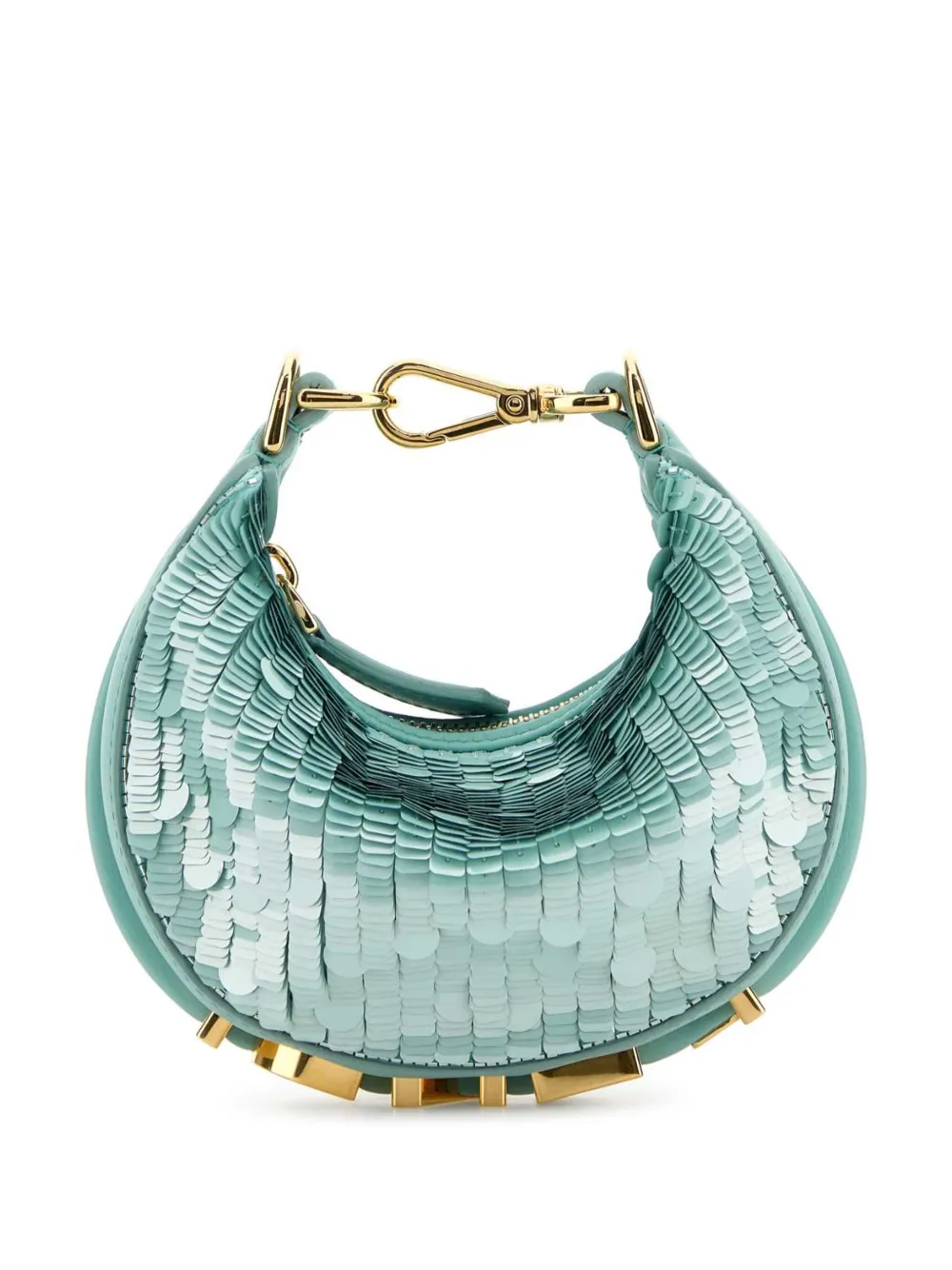 FENDI graphy kleine tas Blauw