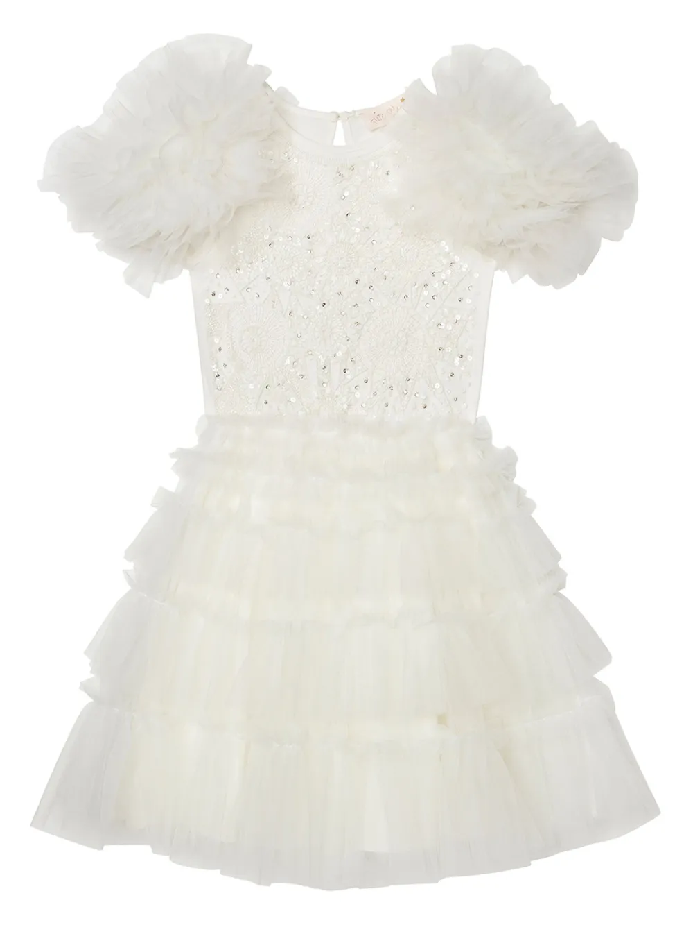 Tutu Du Monde Prairie jurk met tutu Wit