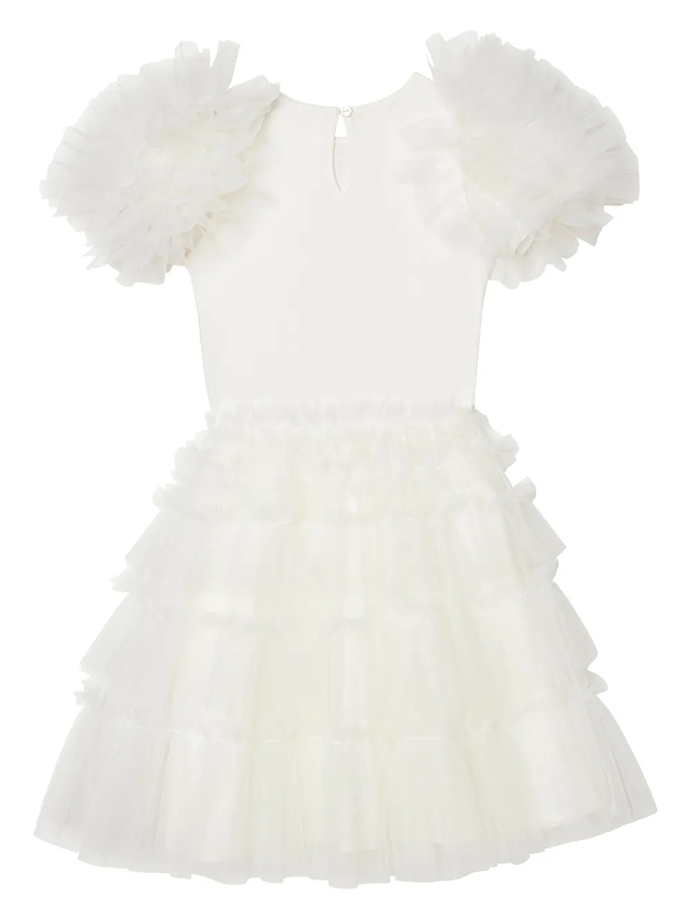 tutudumonde Tutu Du Monde Prairie jurk met tutu - Wit