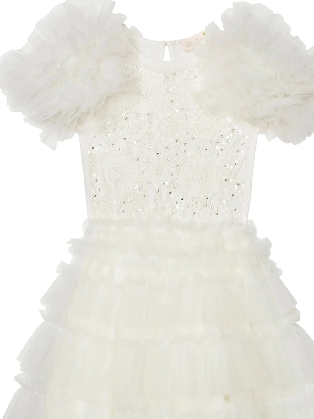 Tutu Du Monde Prairie jurk met tutu Wit