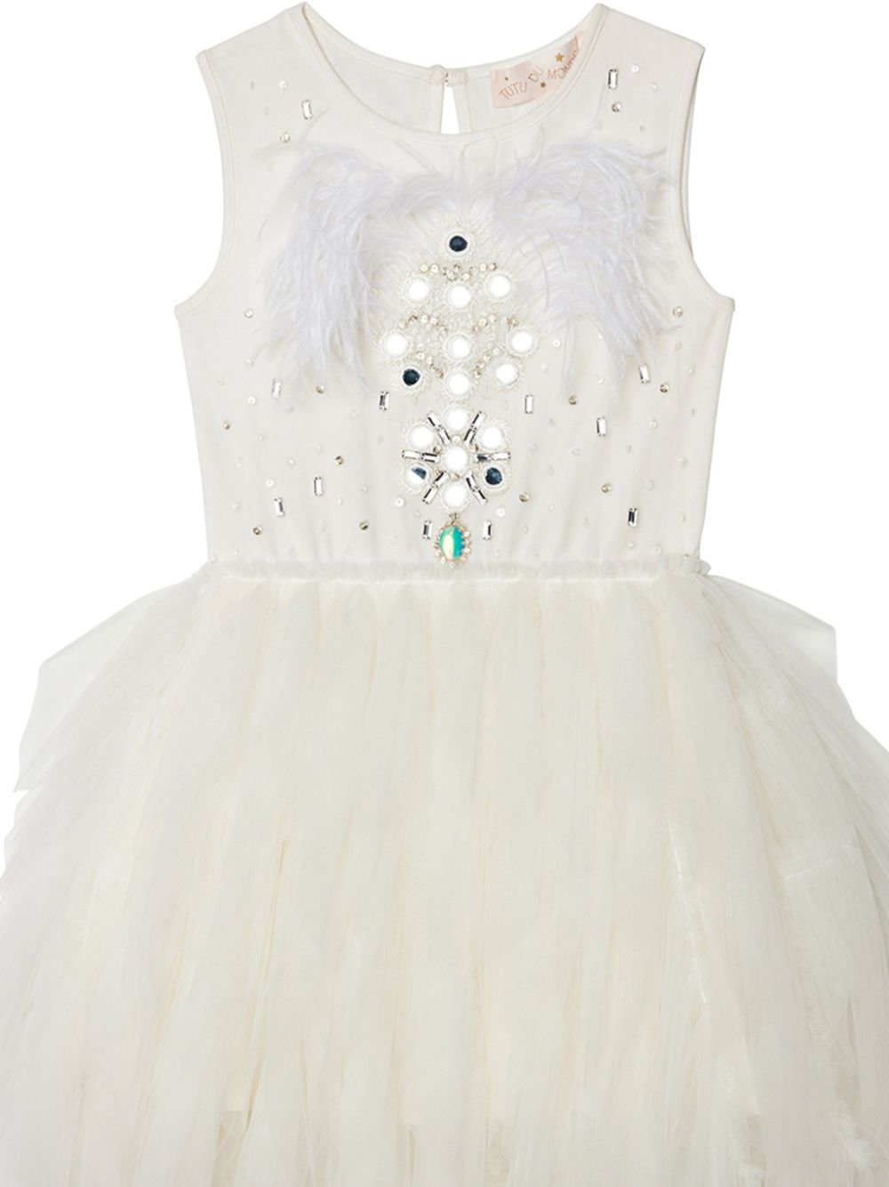 Tutu Du Monde Silver Bell jurk met tutu Wit