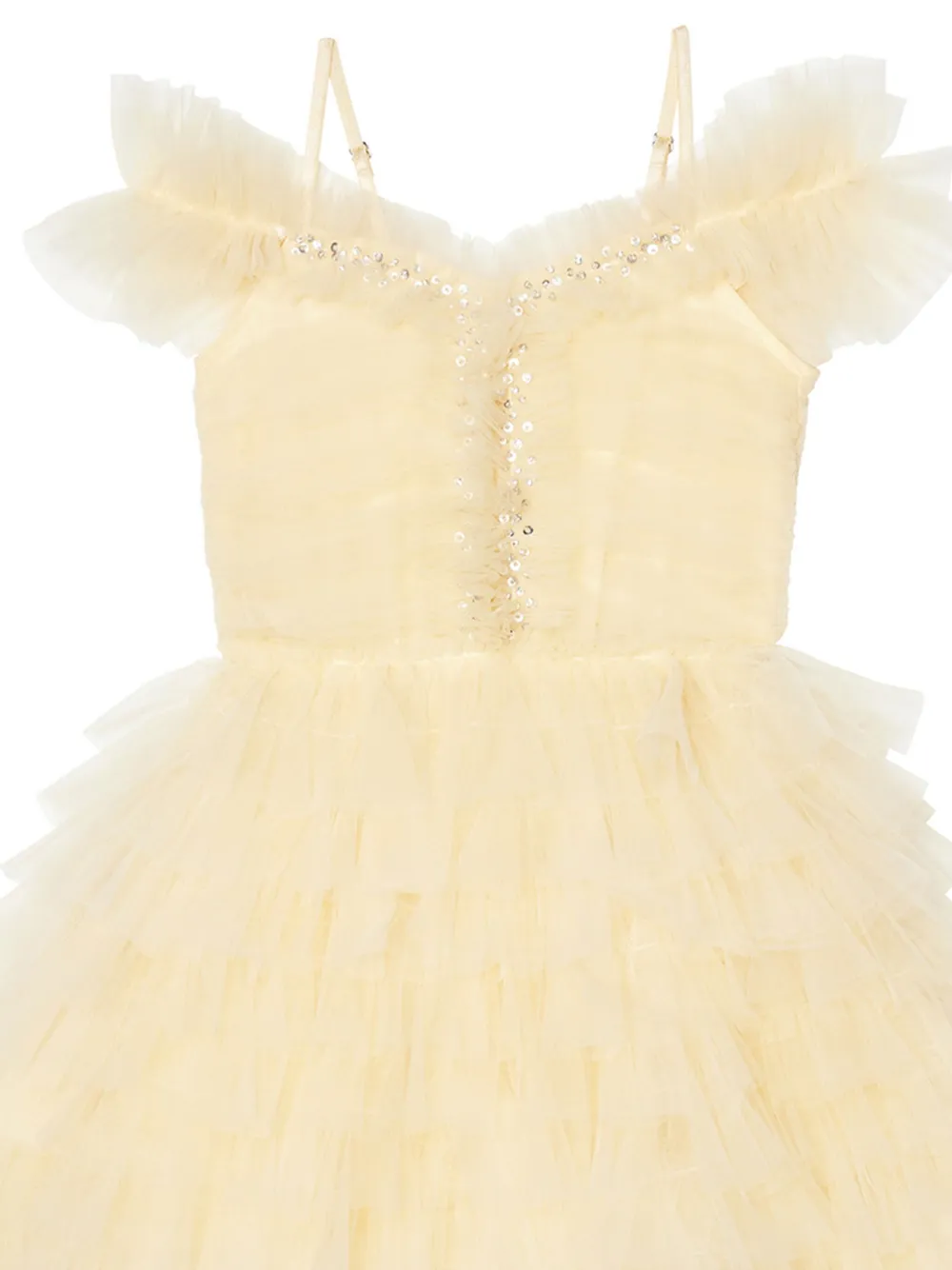 Tutu Du Monde Soni jurk met tutu Beige