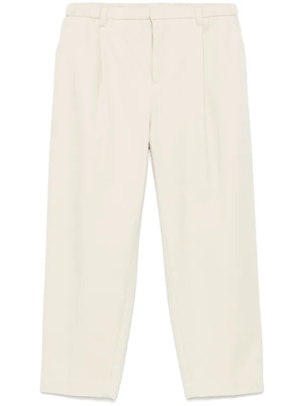 Brunello Cucinelli ツイル パンツ | ホワイト | FARFETCH JP