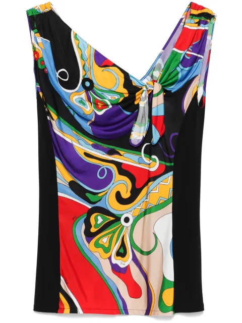 PUCCI Orchidee-print top