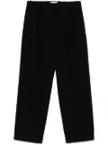 Saint Laurent striped flannel trousers - Black