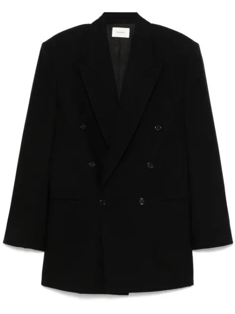 Saint Laurent blazer con motivo de rayas