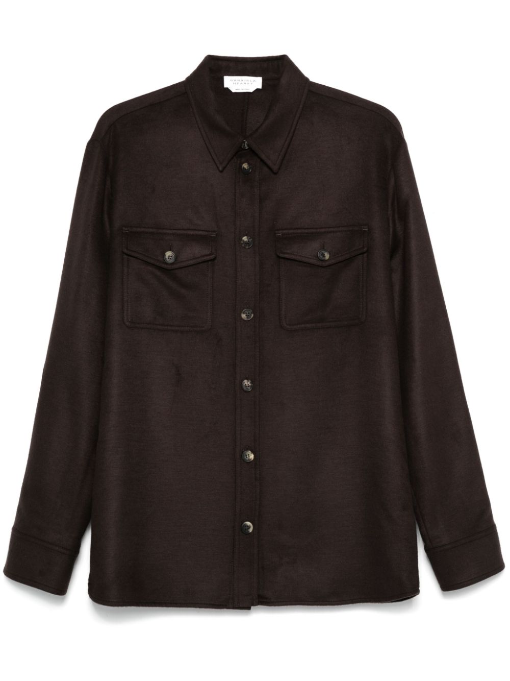 Gabriela Hearst Lucas overshirt - Brown