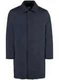 Paul Smith classic-collar zipped parka - Blue