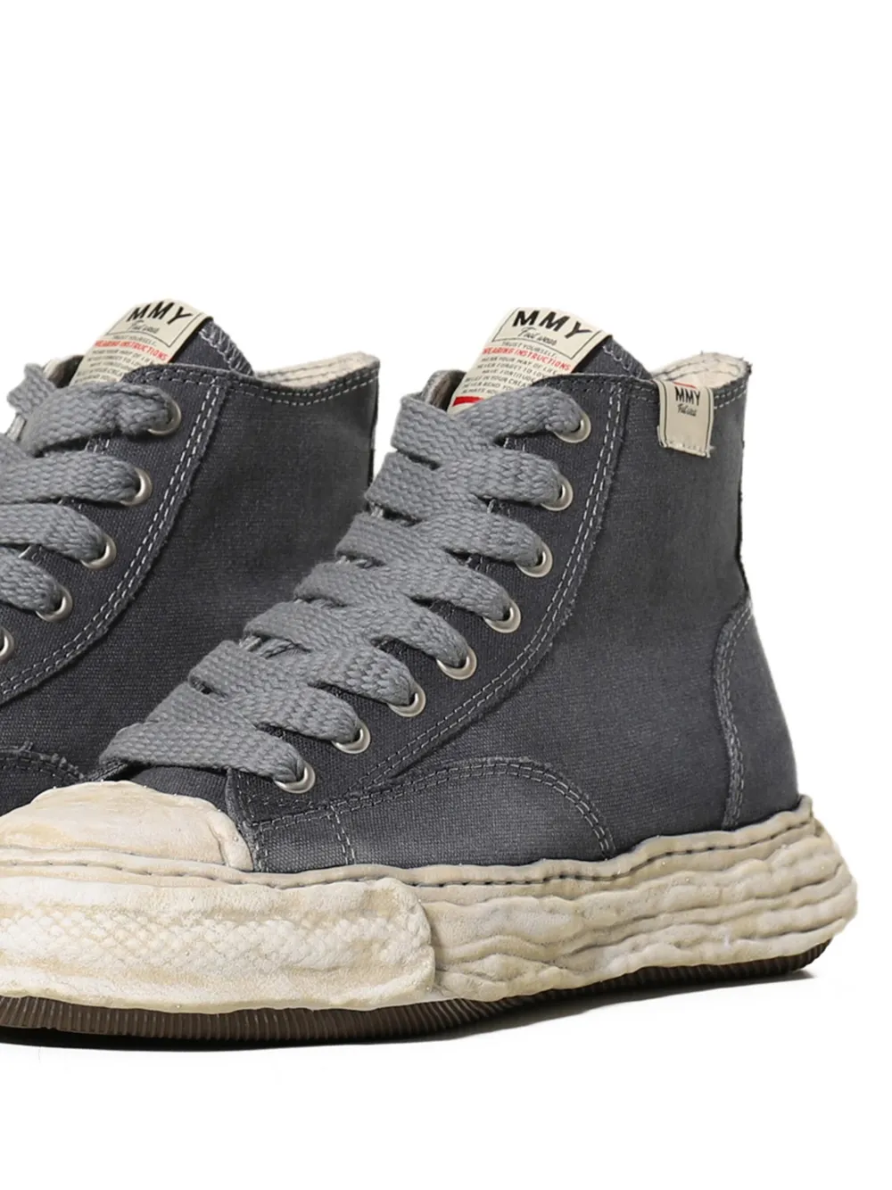 Maison MIHARA YASUHIRO Sneakers met logopatch - Zwart