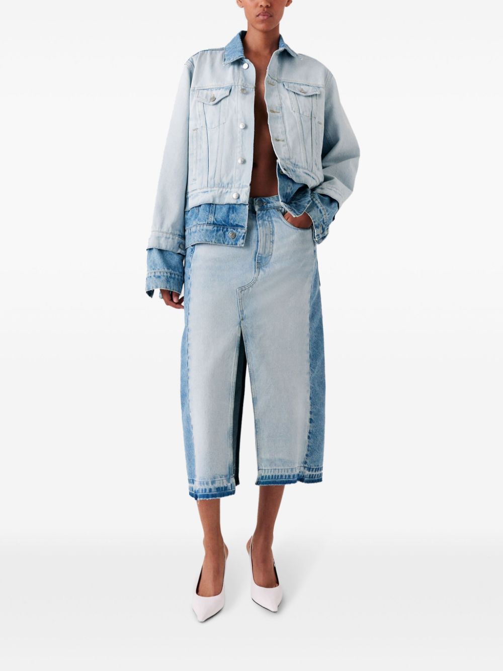 Stella McCartney Denim jack - Blauw