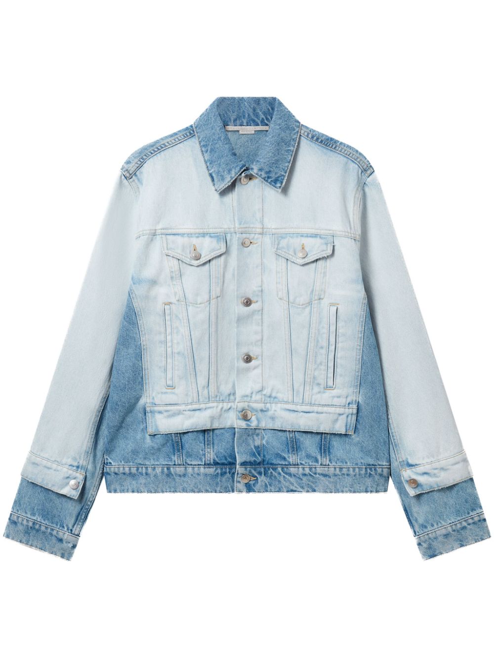 Stella McCartney Denim jack Blauw