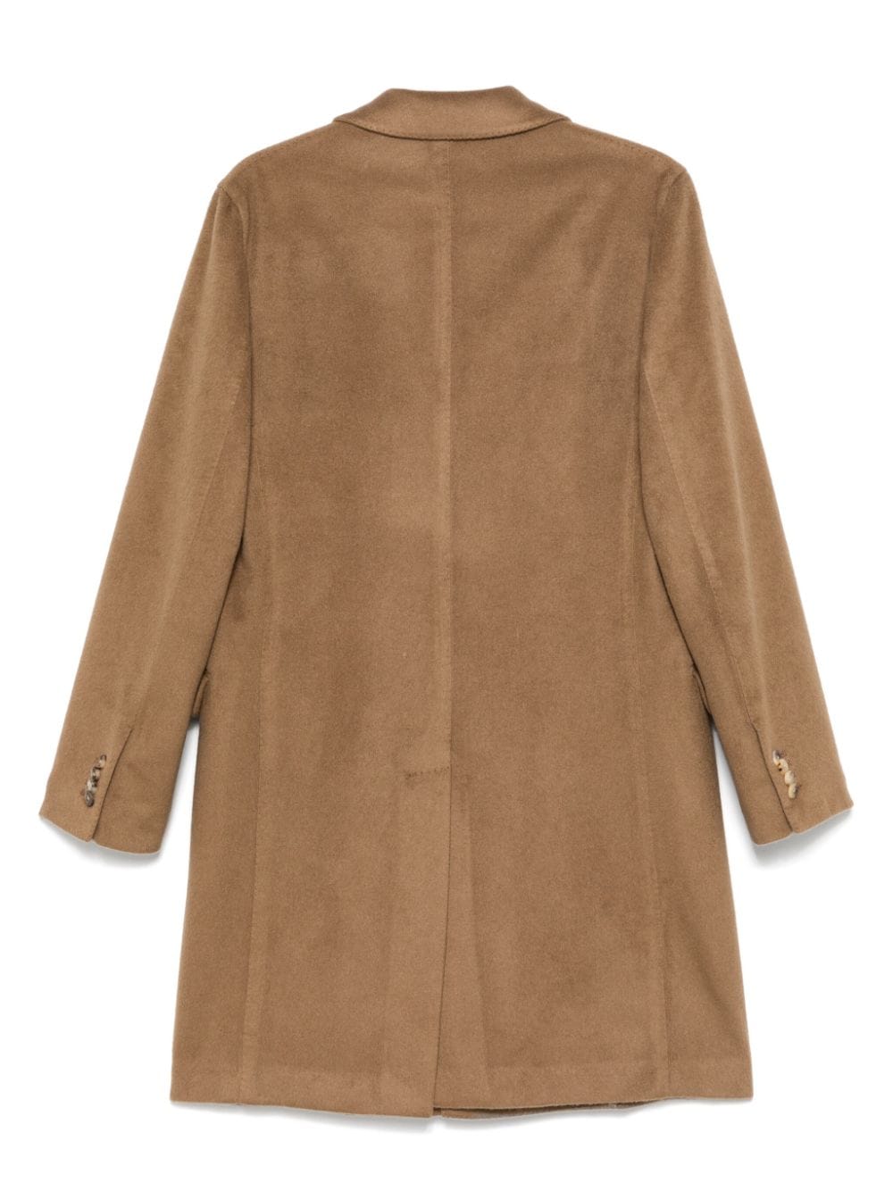 Shop Boglioli Cashmere Coat In Brown