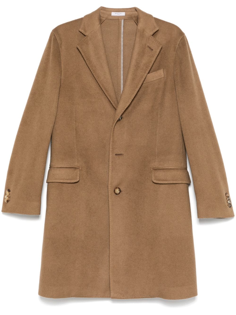 Shop Boglioli Cashmere Coat In Brown