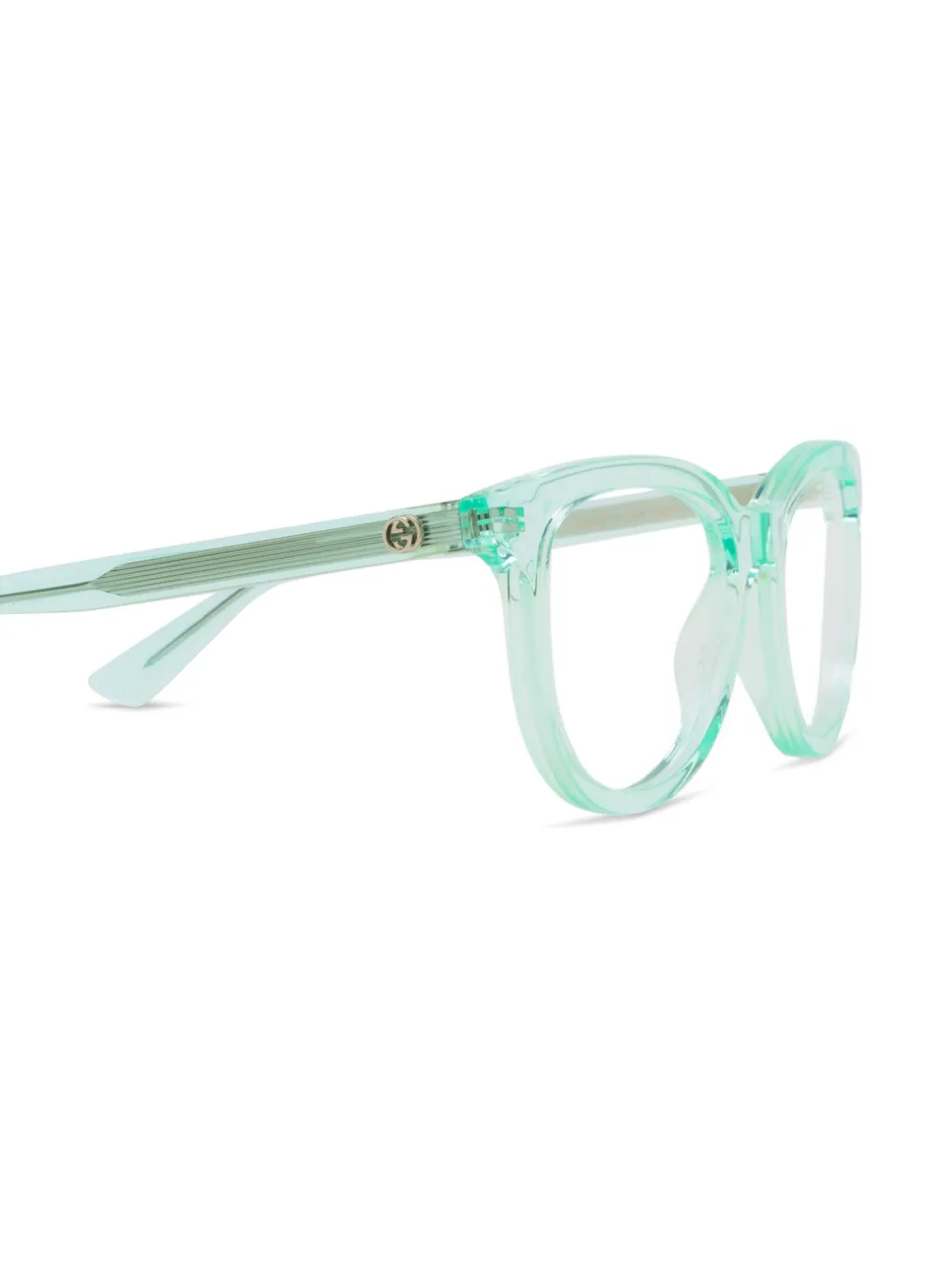 Gucci Eyewear Bril met vierkant montuur Groen