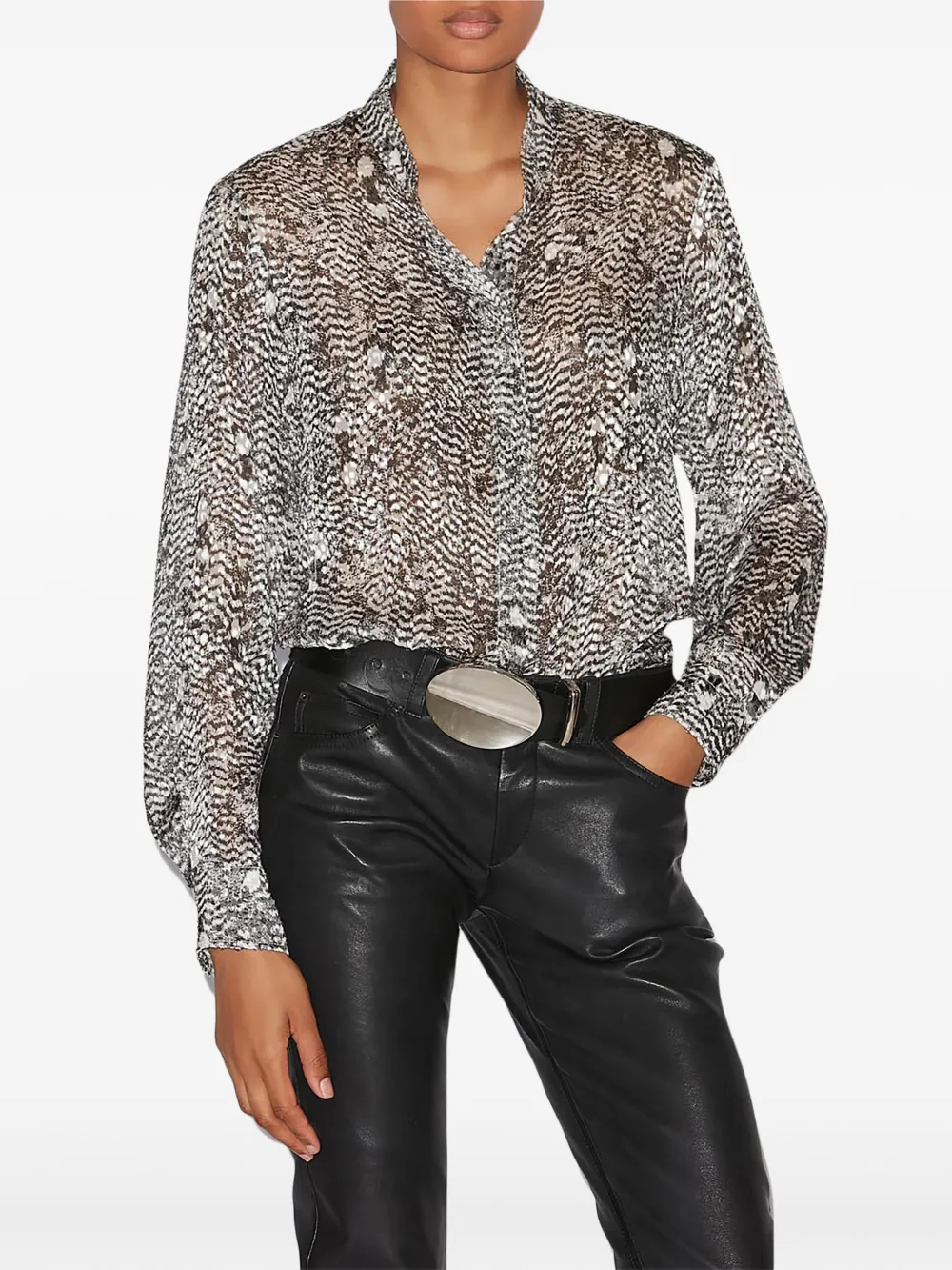 ISABEL MARANT Ilda blouse Zwart