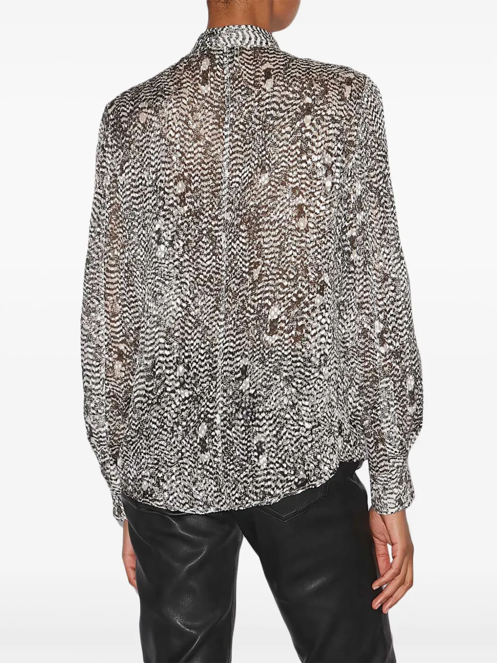 ISABEL MARANT Ilda blouse Zwart