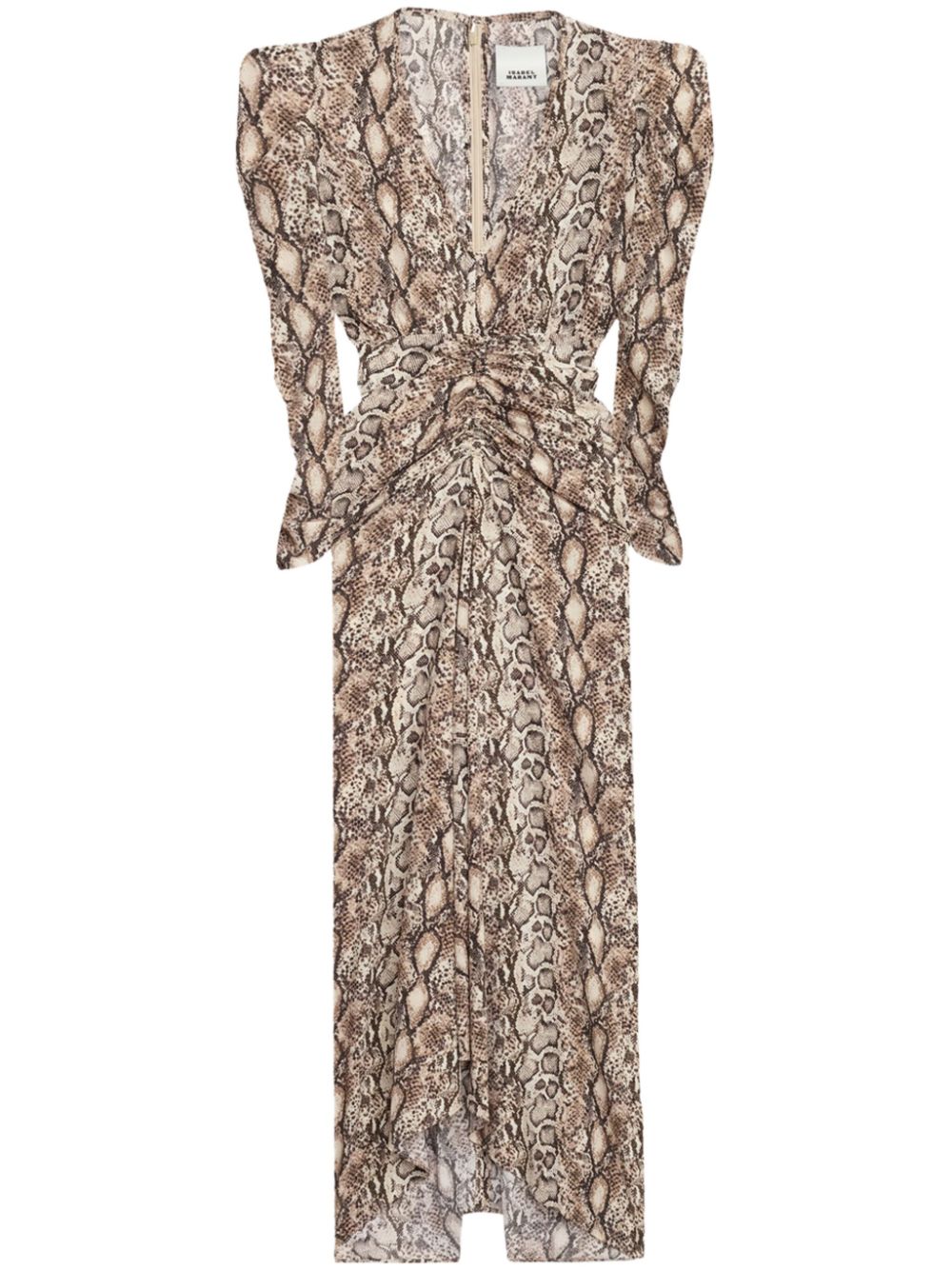 ISABEL MARANT Albini midi dress - Neutrals