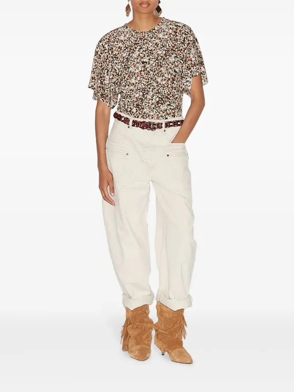 ISABEL MARANT Karlita Top | Neutrals | FARFETCH UK
