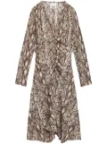 ISABEL MARANT Octavia mini dress - Neutrals