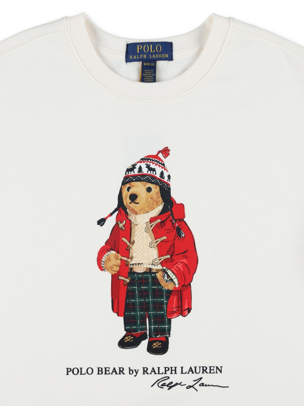 Shop Ralph Lauren Polo Bear Sweatshirt In 002 White