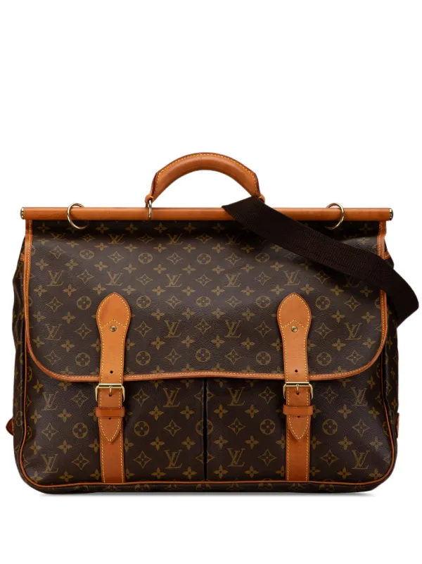 Louis Vuitton Pre Owned 1997 Monogram Sac Chasse Hunting Travel Bag Brown FARFETCH IN