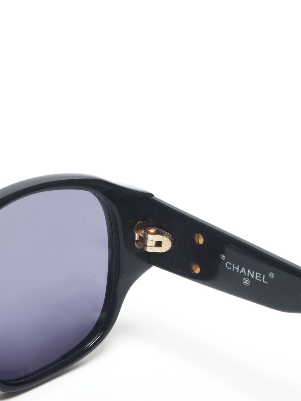 CHANEL 2000s CC square-frame sunglasses Women