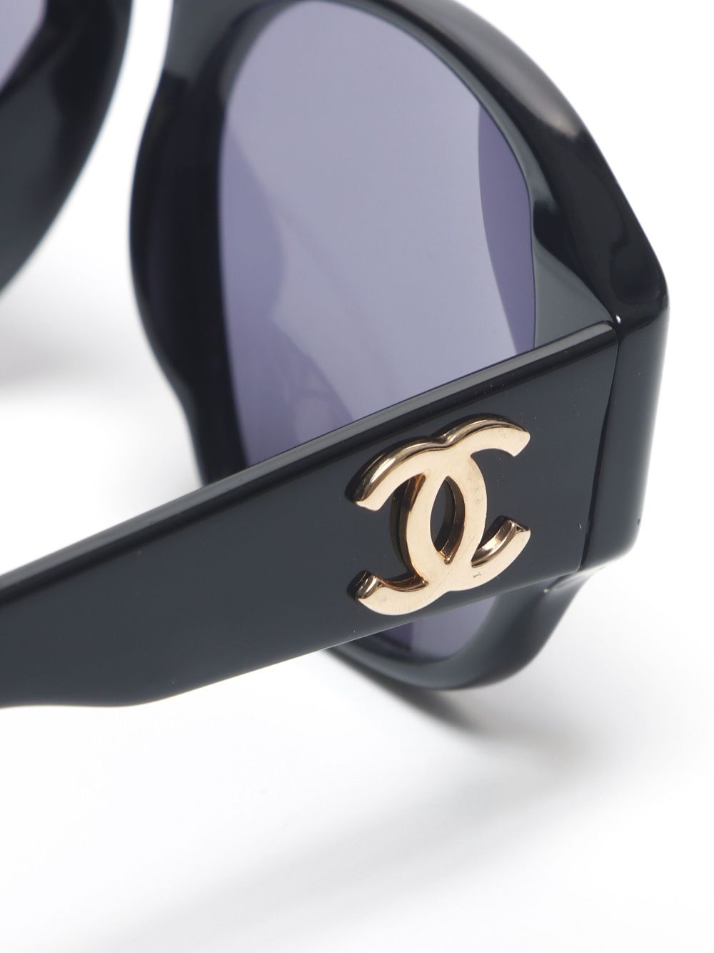 CHANEL 2000s CC square-frame sunglasses Women