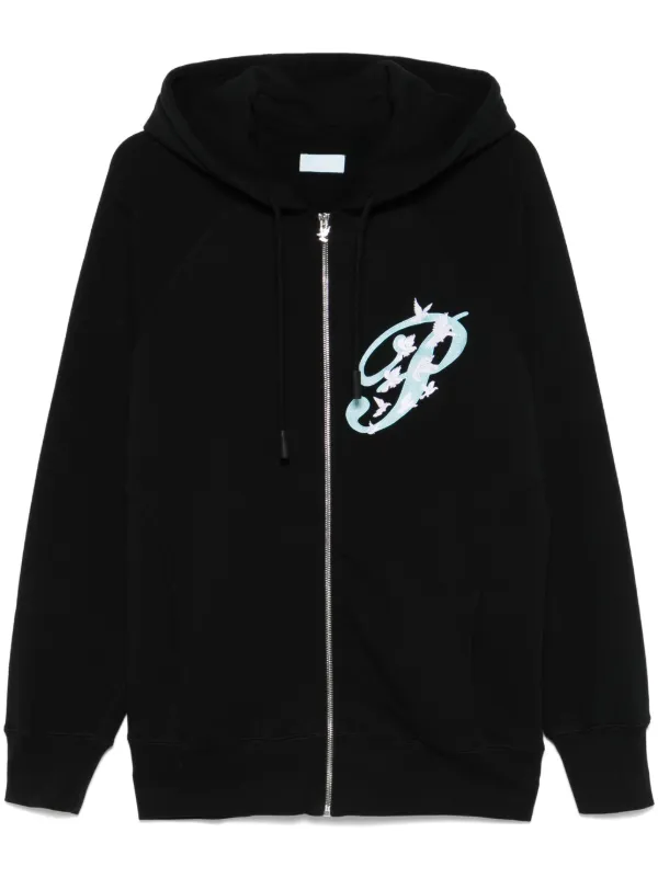 3.PARADIS パーカー 3PARADIS ジップアップ パーカー | ブラック | FARFETCH JP