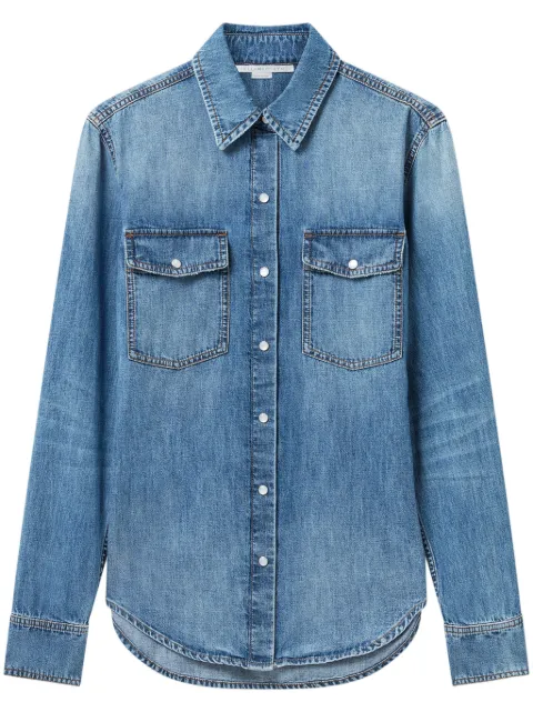 Stella McCartney camisa con parche del logo