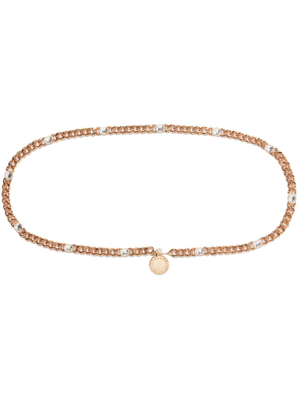 Stella McCartney crystal-embellished chain belt - Gold