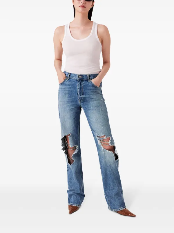 デニム・ジーパン STELLA MCCARTNEY Bootcut jeans Blue 6D03373SQH00 26243443_56854679_600.jpg