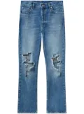 Stella McCartney chain-detailing bootcut jeans - Blue