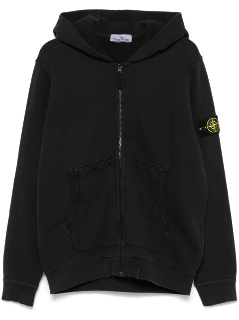 Stone Island Hoodie mit Kompass-Patch