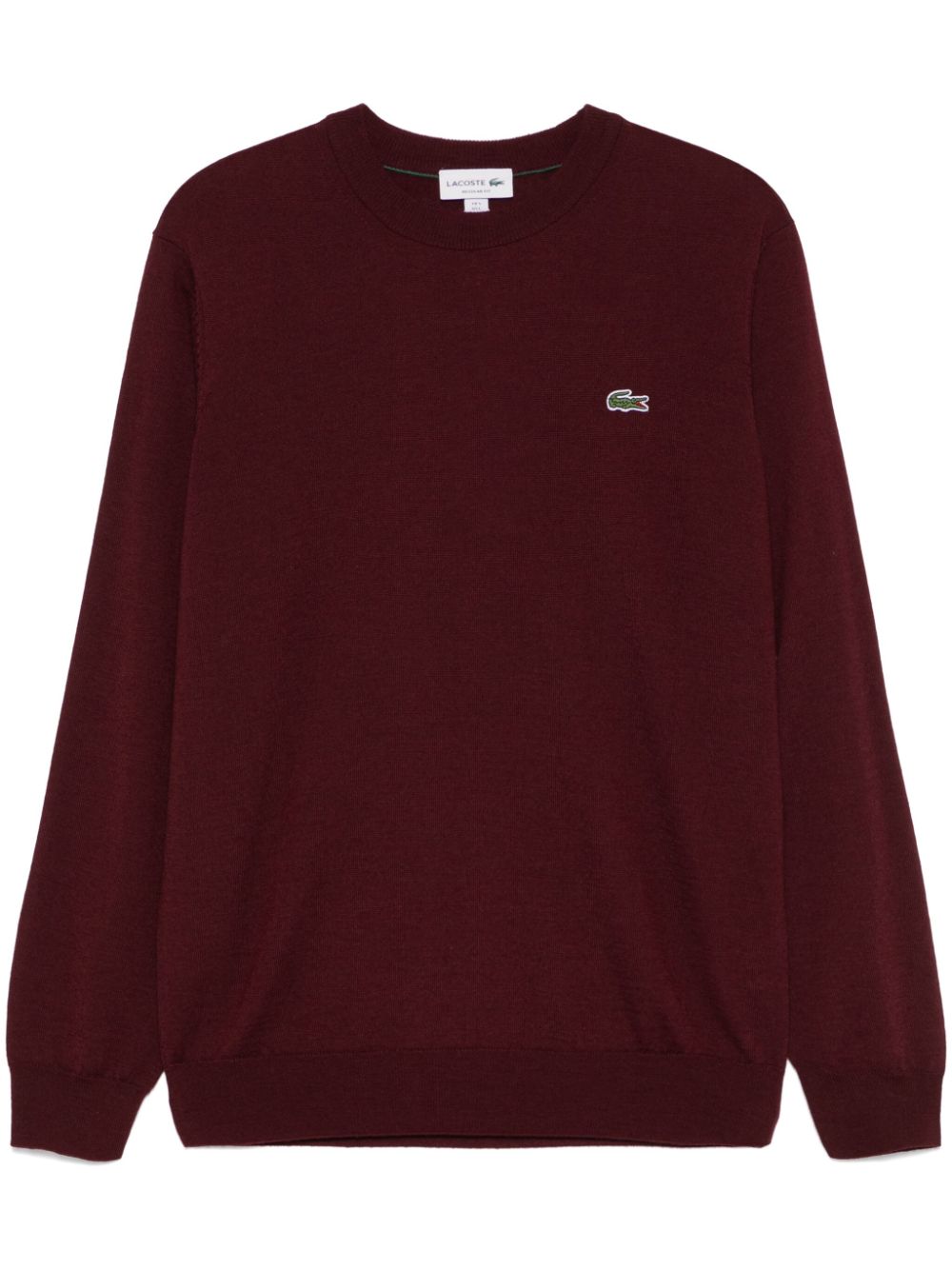 LACOSTE LOGO-EMBROIDERED SWEATER 