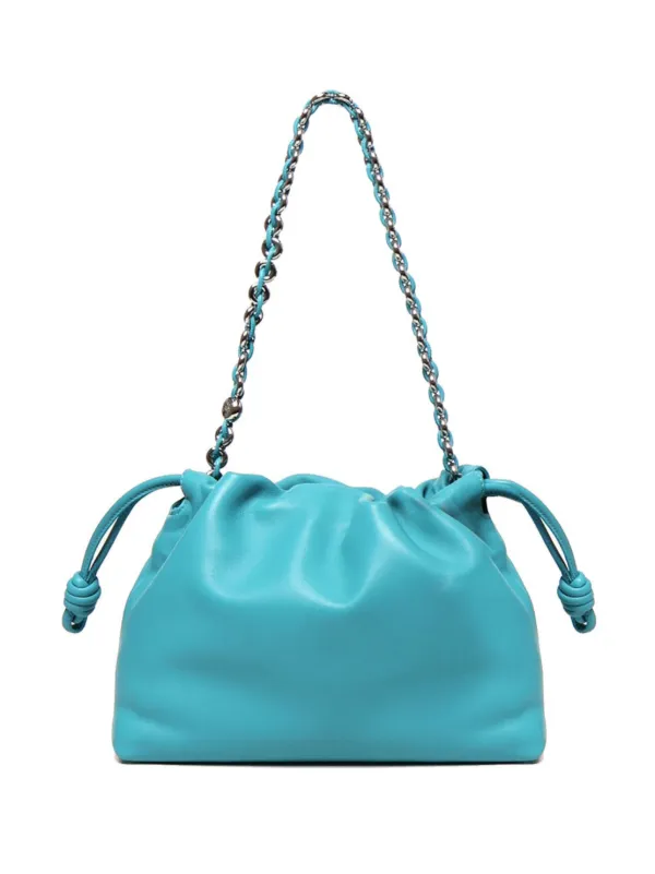 LOEWE 青いレザー バッグ LOEWE レザー トートバッグ | ブルー | FARFETCH JP
