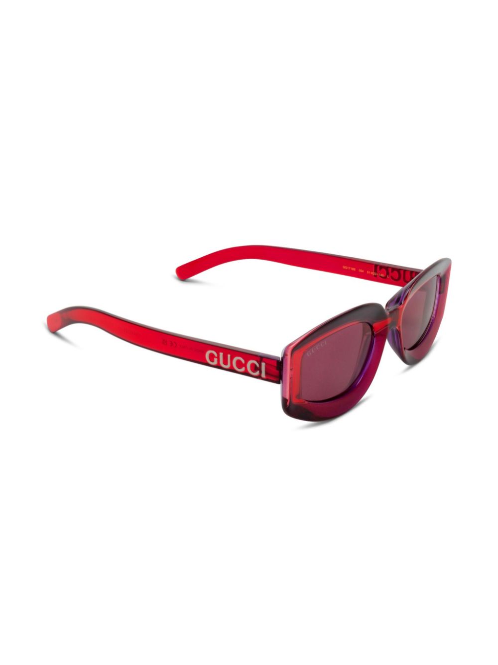 Gucci Eyewear Sunset Boulevard zonnebril - Rood