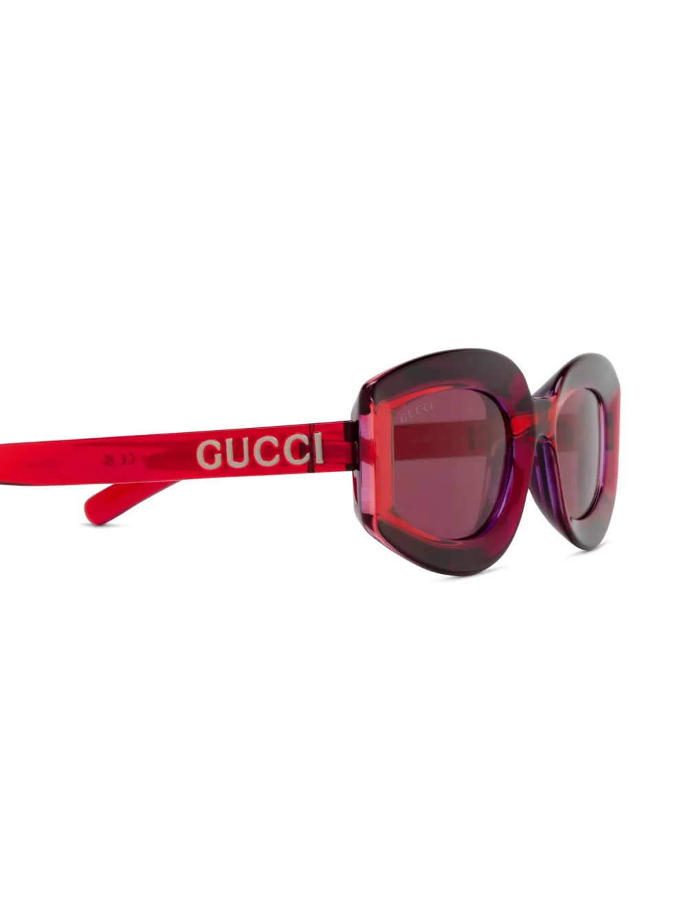 Gucci Eyewear Sunset Boulevard zonnebril Rood